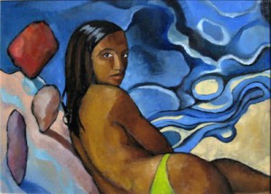 Gauguin - Donna distesa